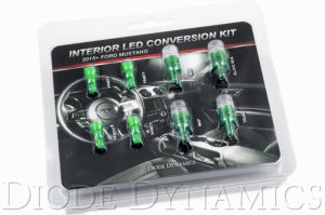 Ford Mustang Interior Light Kit - Diode Dynamics - Stage 2 - Green - `15-`17